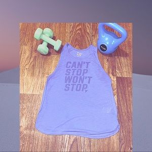 Performance logo tank top